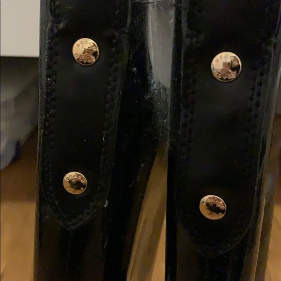 Coach rain boots size 8 amazing condition - Picture 3 of 5